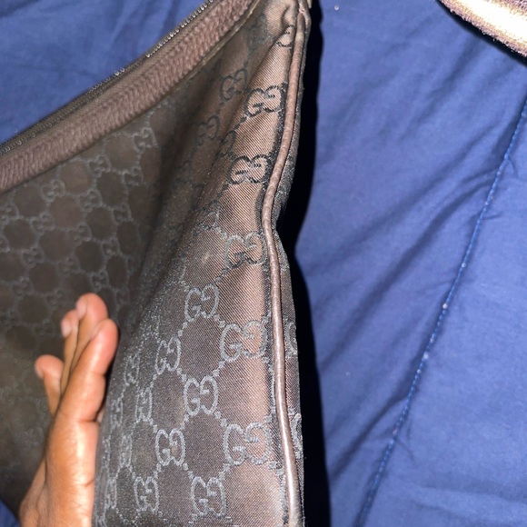 Gucci GG Canvas Clutch Bag 339556 Brown - Picture 6 of 15